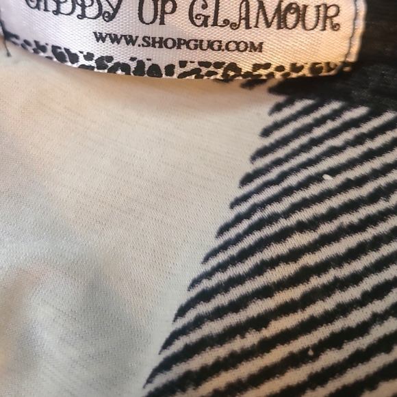 Long Lightweight top large plaid black and white - Picture 7 of 7